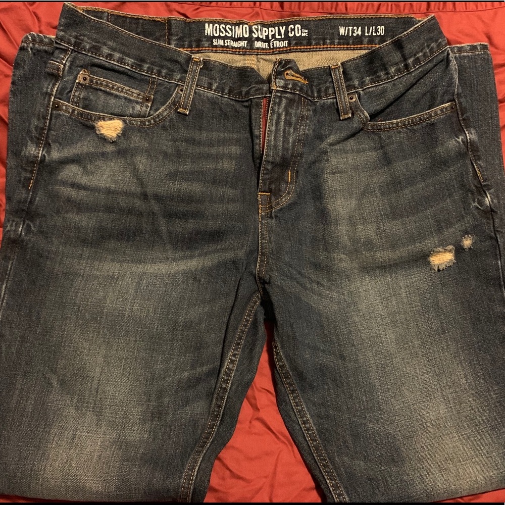 Mossimo Suppy Co Jeans size 34x30 Slim Straight